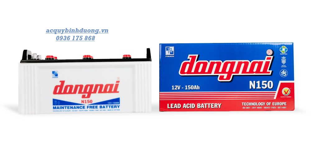Hình ảnh thực tế ắc quy Đồng Nai nước N100 (12V-100AH)