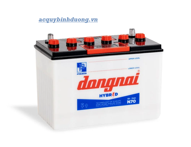 Hình ảnh thực tế ắc quy Đồng Nai nước N70 (12V-70AH)