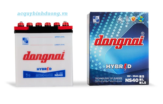 Hình ảnh thực tế ắc quy Đồng Nai nước NS40 (12V-35AH)